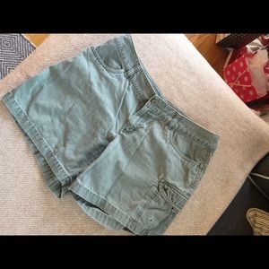 The North Face Army Green Shorts